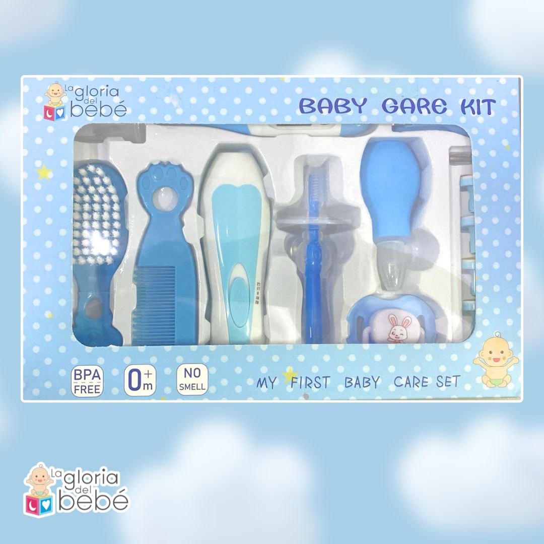 Kit de Aseo Premium para Bebé (15 Piezas) + Lima Eléctrica de Seguridad