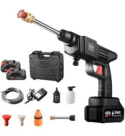 Hidrolavadora Portátil Pro 48V Max - Kit Doble Batería + Maletín