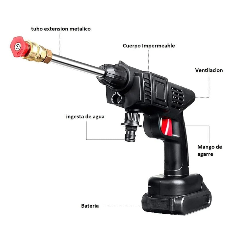 Hidrolavadora Portátil Pro 48V Max - Kit Doble Batería + Maletín