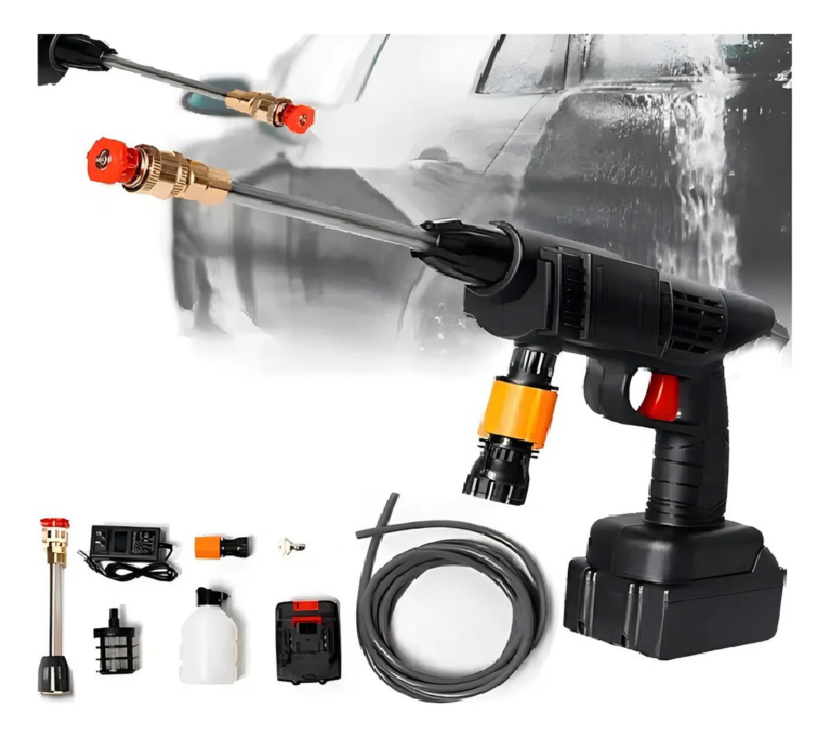 Hidrolavadora Portátil Pro 48V Max - Kit Doble Batería + Maletín