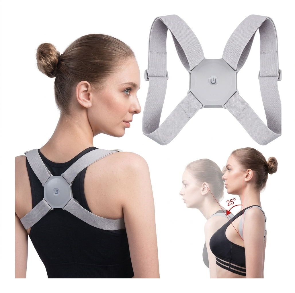 Corrector de Postura Inteligente Pro: Sensor de Bio-Feedback con Alerta Vibratoria