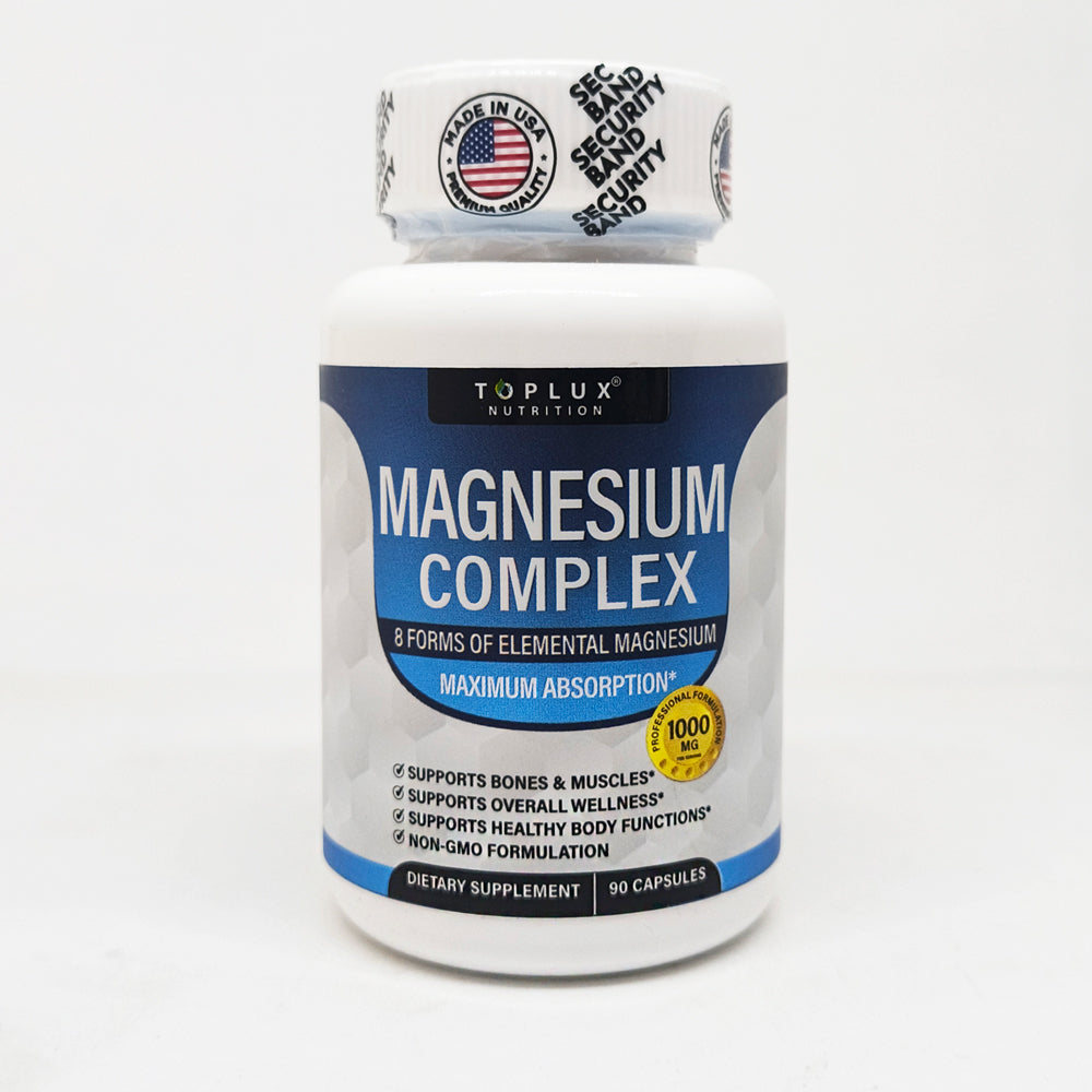 Magnesium Complex Original 1000MG – Fórmula Avanzada con 8 Tipos de Magnesio de Alta Absorción