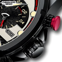 Reloj Curren M8395 Original | Negro Mate | Pulso en Acero Inoxidable
