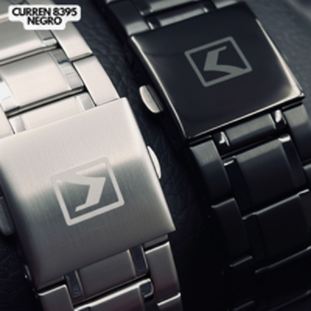 Reloj Curren M8395 Original | Negro Mate | Pulso en Acero Inoxidable