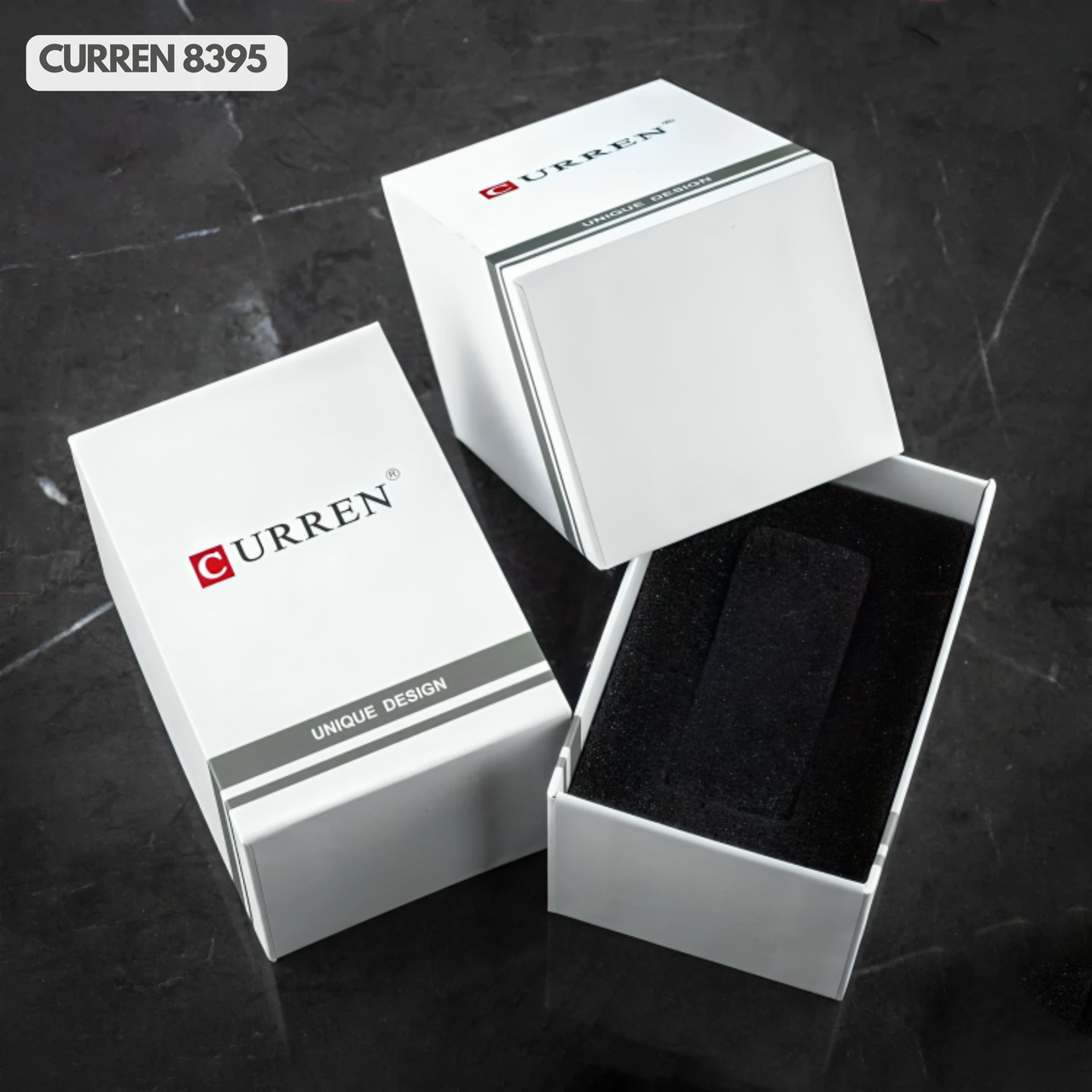 Reloj Curren M8395 Original | Negro Mate | Pulso en Acero Inoxidable