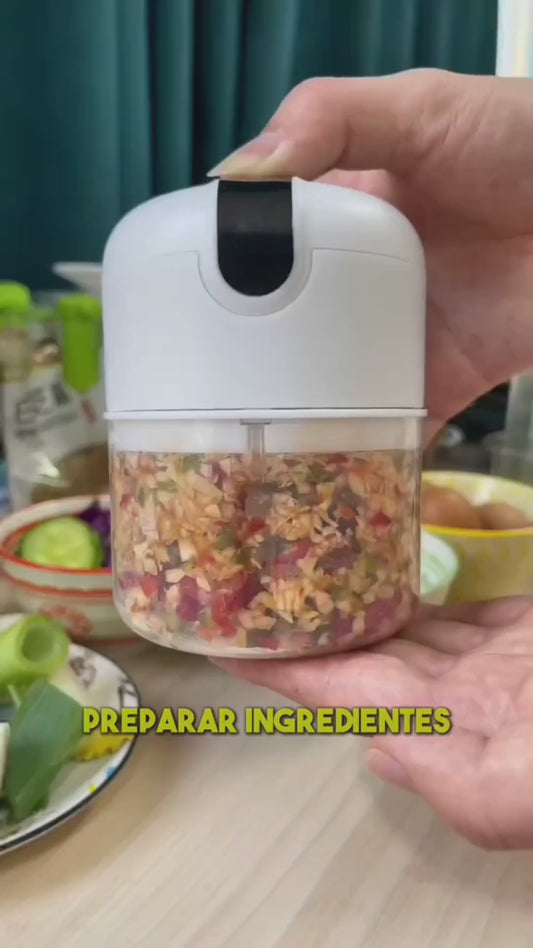 Mini Picatodo Pro 250ml ⚡ Inalámbrico y Recargable USB